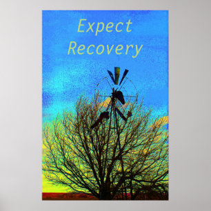 Expect Recovery  Motivational Poster