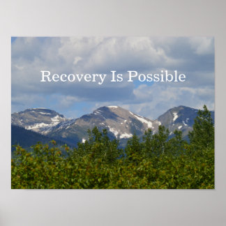Expect Recovery Motivational Poster