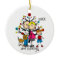 Expectant Couple With Boy and Dog Family Ornament