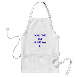 Expectant Dad Eating for2 Standard Apron