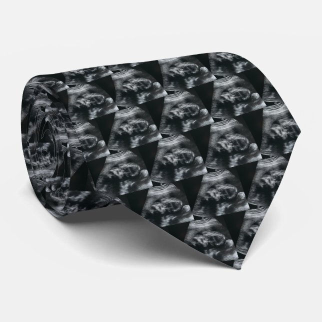 Expectant Dad Gift: Baby Ultrasound Tie (Rolled)