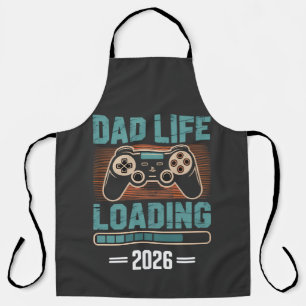 Expectant Father Dad Life Loading 2026 Apron