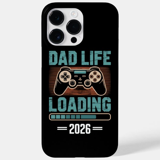 Expectant Father Dad Life Loading 2026 Case-Mate iPhone Case (Back)
