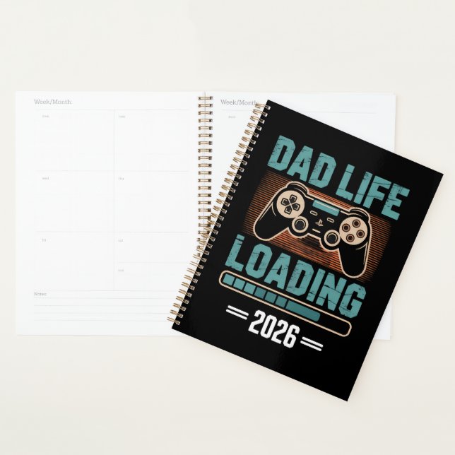 Expectant Father Dad Life Loading 2026 Planner (Display)