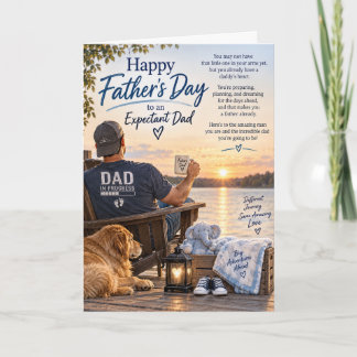 Expectant Father's Day Card