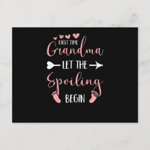 Expectant Grandma Arrow Grandparents Greatest Omi Postcard