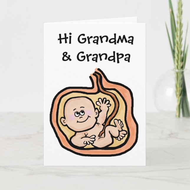 Expectant Grandparents Card (Front)