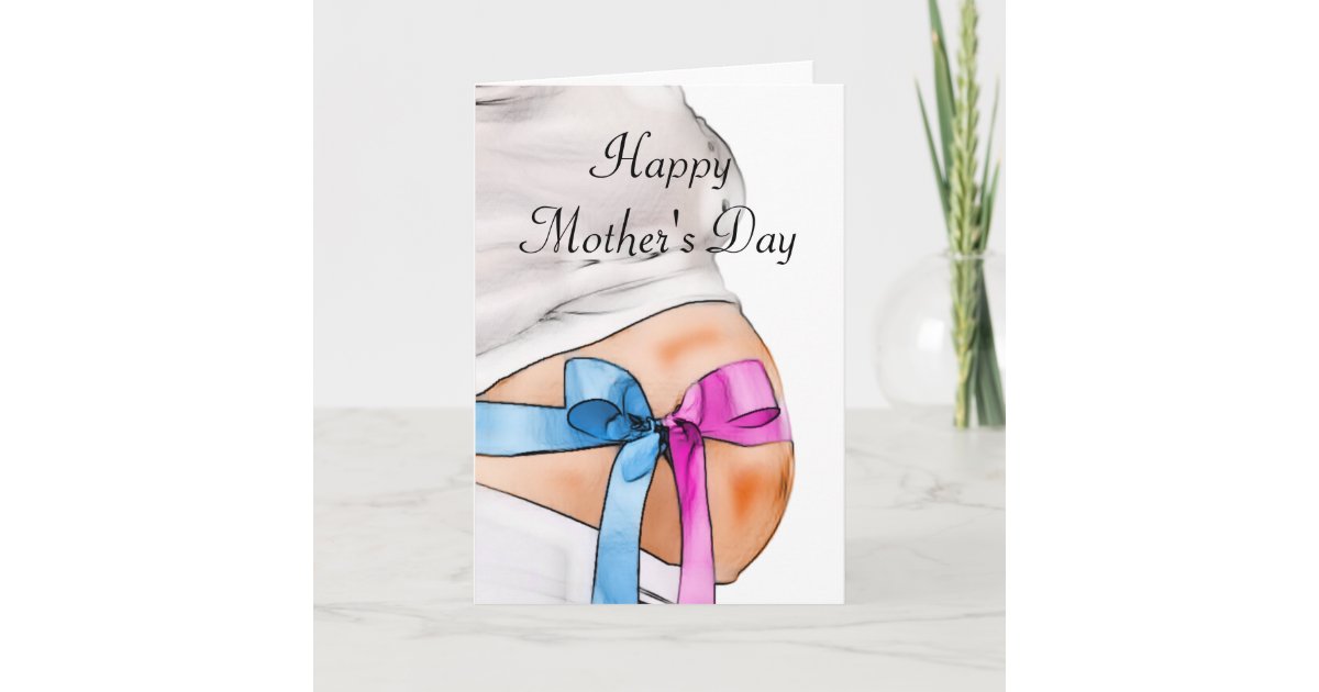 Expectant Mother Mother's Day Card Zazzle