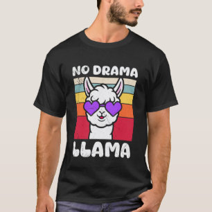 Expectant Mother NO DRAMA LLAMA Funny Soon to be M T-Shirt
