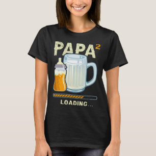 Expectant Papa papa to be future papa 2nd Grandchi T-Shirt