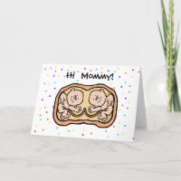 Expectant Twins Mother's Day Card