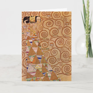 Expectation by Klimt Vintage Victorian Art Nouveau Card
