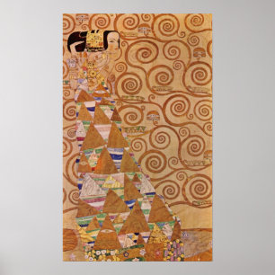 Expectation by Klimt Vintage Victorian Art Nouveau Poster