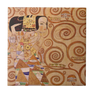 Expectation by Klimt Vintage Victorian Art Nouveau Tile
