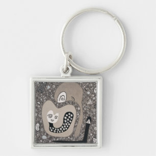 Expecting A Baby Key Ring