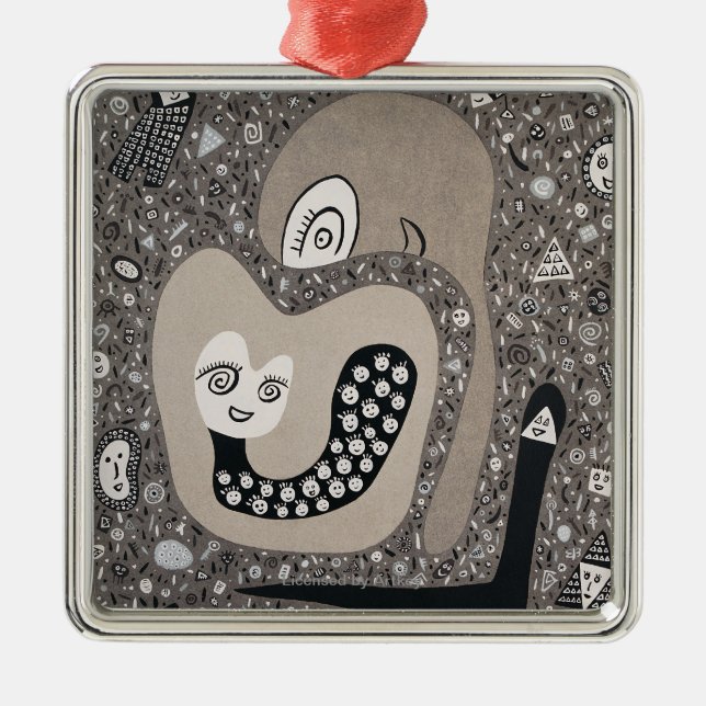 Expecting A Baby Metal Tree Decoration (Front)