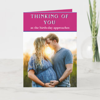 Expecting a baby thinking of you card