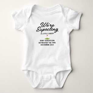 Expecting A Little Caddy Golf Baby Bodysuit