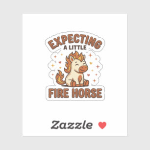 Expecting A Little Fire Horse Vintage Baby Shirt_1
