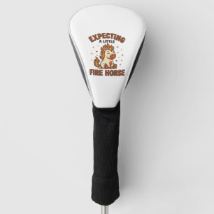 Expecting A Little Fire Horse Vintage Baby Shirt_1 Golf Head Cover