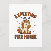 Expecting A Little Fire Horse Vintage Baby Shirt_1