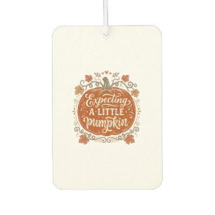 Expecting A Little Pumpkin Fall Pregnancy Shirt_1 Car Air Freshener