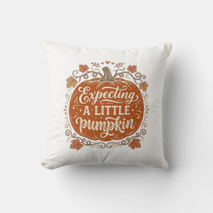 Expecting A Little Pumpkin Fall Pregnancy Shirt_1 Cushion