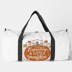 Expecting A Little Pumpkin Fall Pregnancy Shirt_1 Duffle Bag