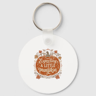 Expecting A Little Pumpkin Fall Pregnancy Shirt_1 Key Ring