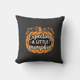 Expecting a Little Pumpkin Halloween Pregnancy Des Cushion