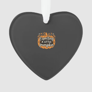 Expecting a Little Pumpkin Halloween Pregnancy Des Ornament