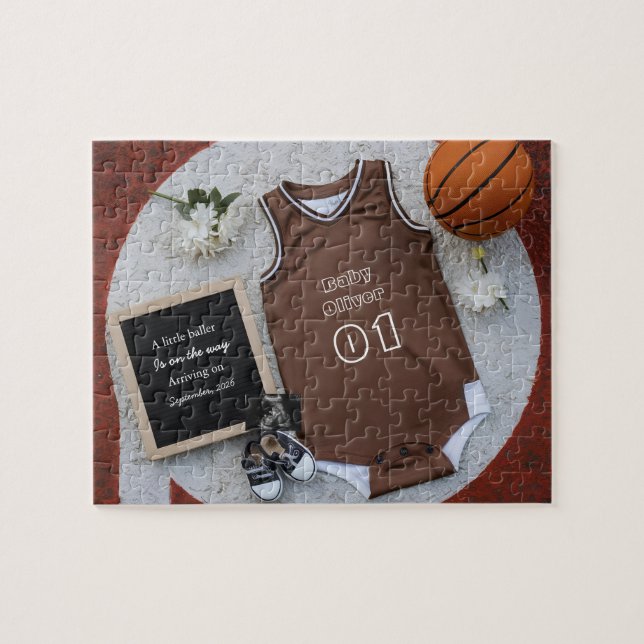 Expecting Baby Sports Pregnancy announcement  Jigsaw Puzzle (Horizontal)