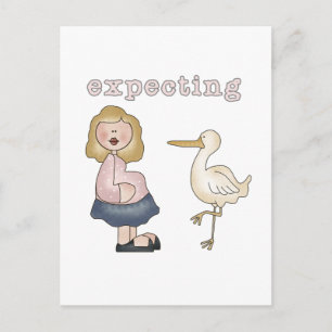 Expecting Baby - Stork Tshirts and Gifts Postcard