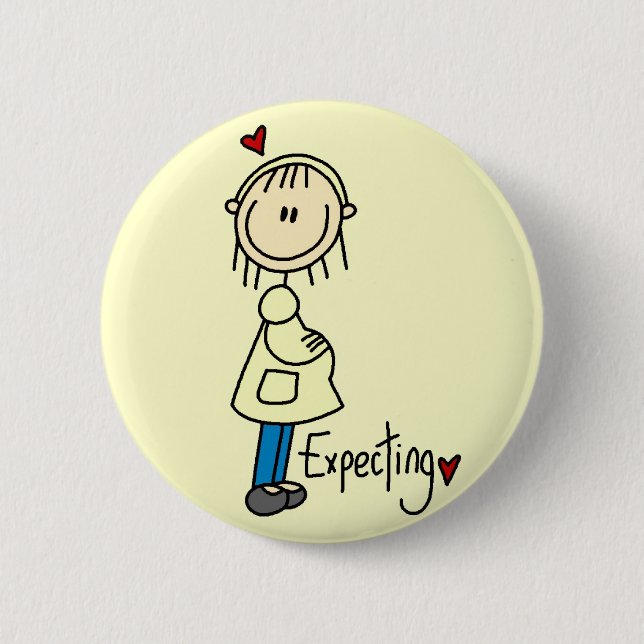 Expecting Baby Tshirts and Gifts 6 Cm Round Badge (Front)