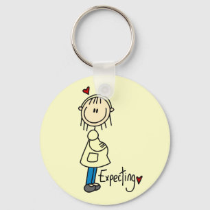 Expecting Baby Tshirts and Gifts Key Ring