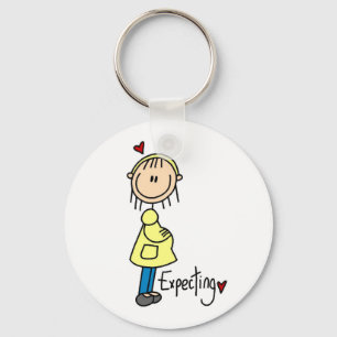 Expecting Baby Tshirts and Gifts Key Ring