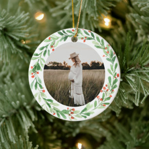 Expecting Christmas Photo Ornament