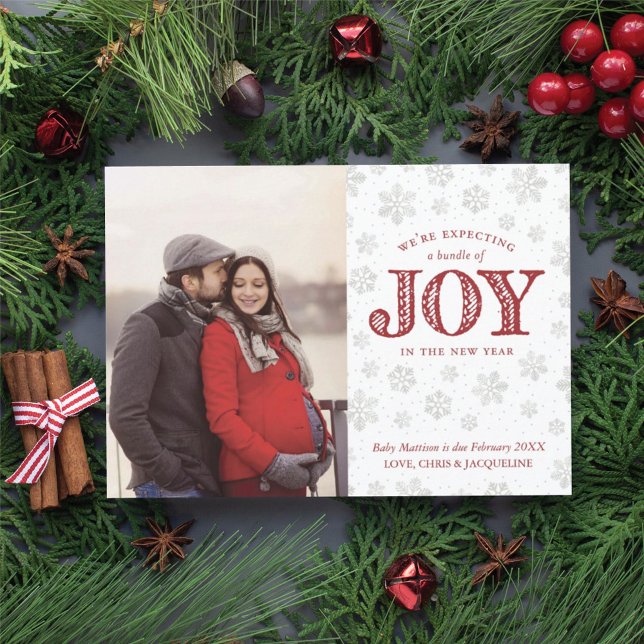 Expecting Joy Pregnancy Announcement Christmas (Creator Uploaded)