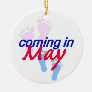 Expecting MAY Ornament
