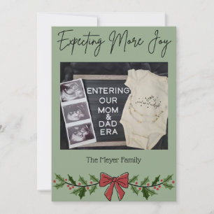 Expecting More Joy Christmas Card