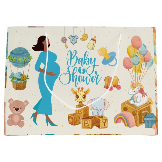 Expecting Mother Party Large Gift Bag (Front)