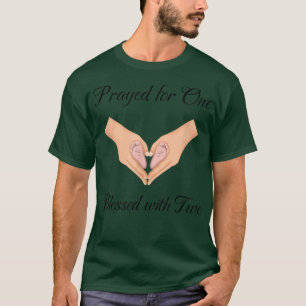 Expecting Mother Twins Baby Pregnancy T-Shirt