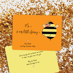 Expecting Mum Bee w/Glasses Pregnancy Announcement