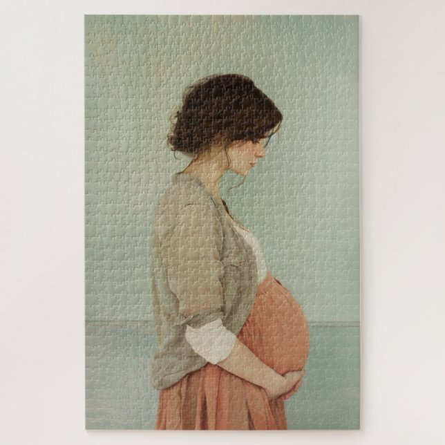 Expecting Mum Jigsaw Puzzle (Vertical)