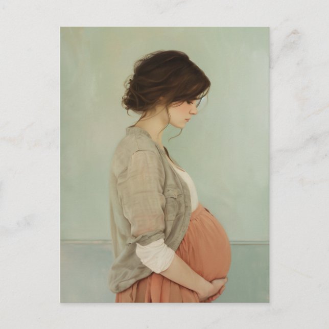 Expecting Mum Postcard (Front)