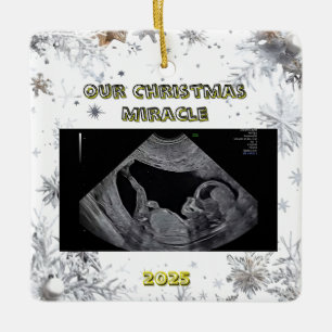 Expecting Parents Christmas Ornament Ultrasound