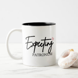 Expecting Patronum Maternity Funny Mum Gift Two-Tone Coffee Mug