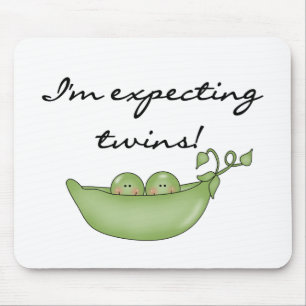 Expecting Twins - Peas in a Pod Mouse Mat
