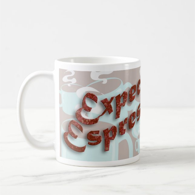 Expecto Espresso Spell Magic Fun Coffee Mug (Left)