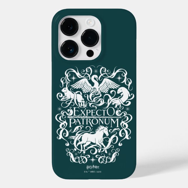 Expecto Patronum Filigree Graphic Case-Mate iPhone Case (Back)